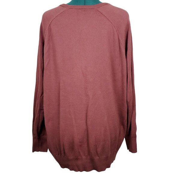 Torrid Womens Pullover Sweater Size 3 Rose Pearl Star Crewneck Sweater Weather - Picture 2 of 15
